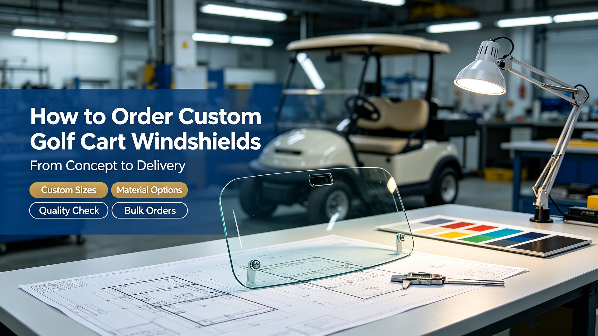 How to Order Custom Golf Cart Windshields —MORFRIEND OEM Guide