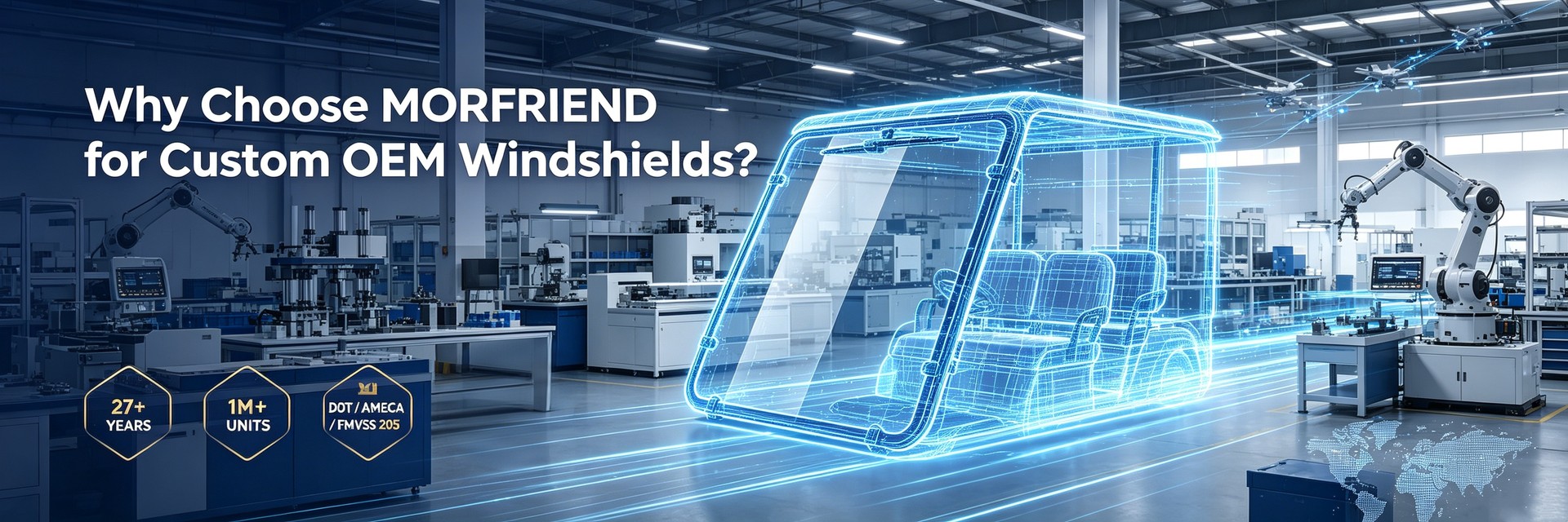 Why Choose MORFRIEND for Custom OEM Windshields